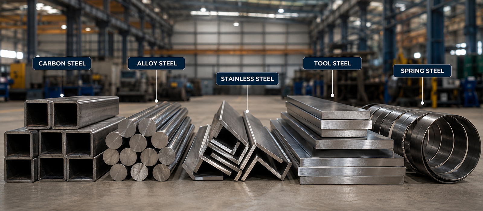 types of steel